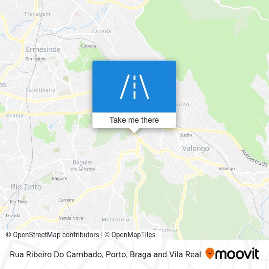 Rua Ribeiro Do Cambado mapa