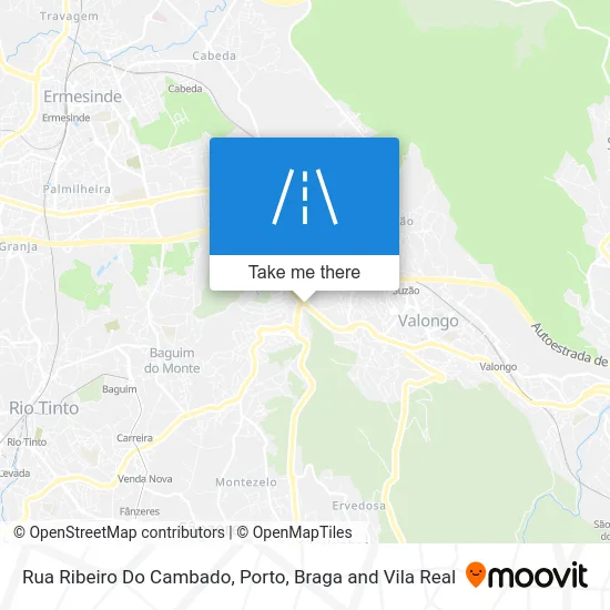 Rua Ribeiro Do Cambado map