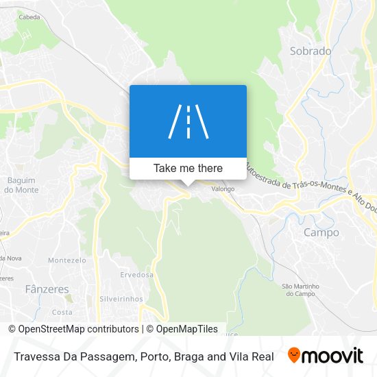 Travessa Da Passagem mapa