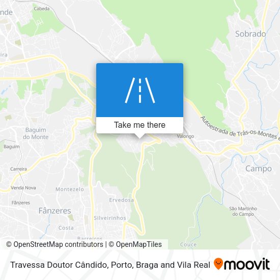 Travessa Doutor Cândido map