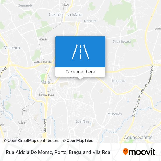 Rua Aldeia Do Monte map