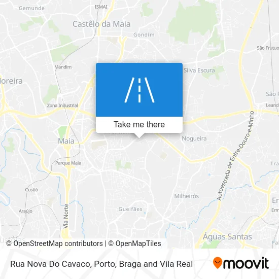 Rua Nova Do Cavaco map