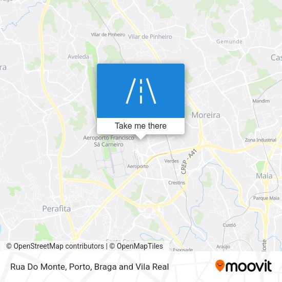 Rua Do Monte map