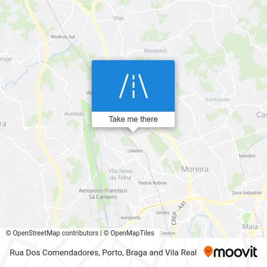 Rua Dos Comendadores map