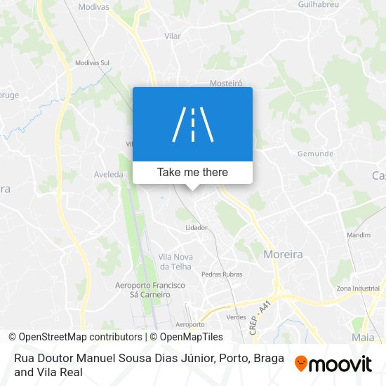 Rua Doutor Manuel Sousa Dias Júnior map
