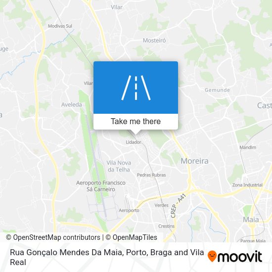 Rua Gonçalo Mendes Da Maia map