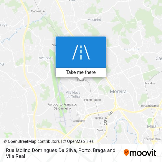 Rua Isolino Domingues Da Silva map