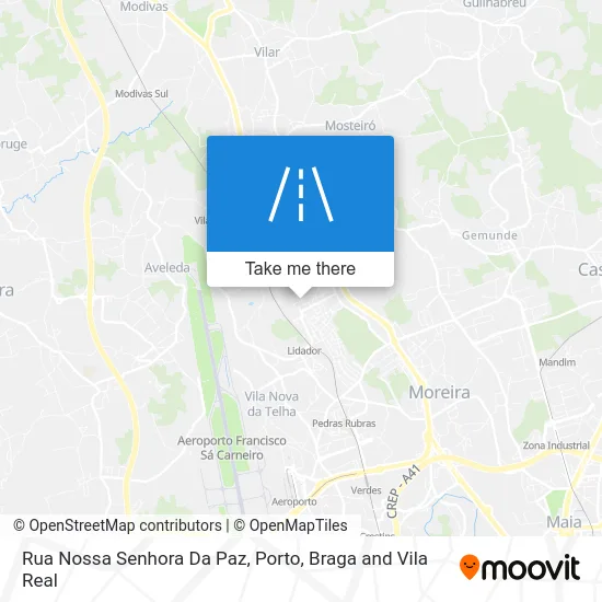 Rua Nossa Senhora Da Paz map