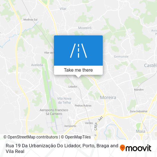 Rua 19 Da Urbanização Do Lidador map