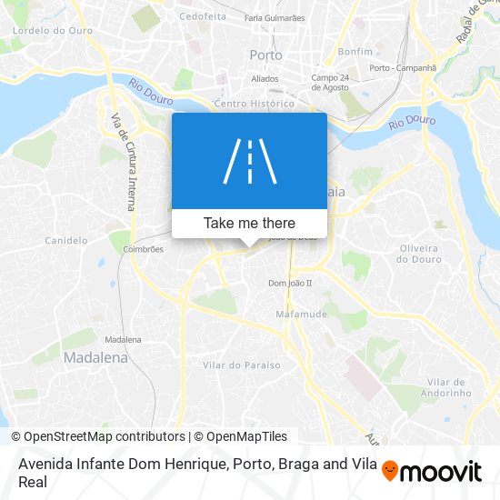 Avenida Infante Dom Henrique map