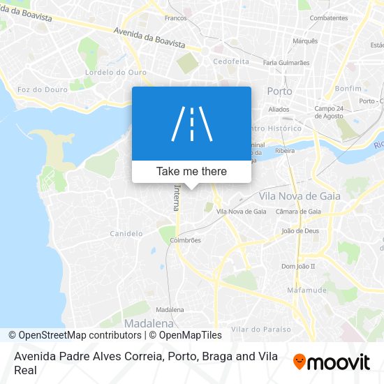 Avenida Padre Alves Correia mapa