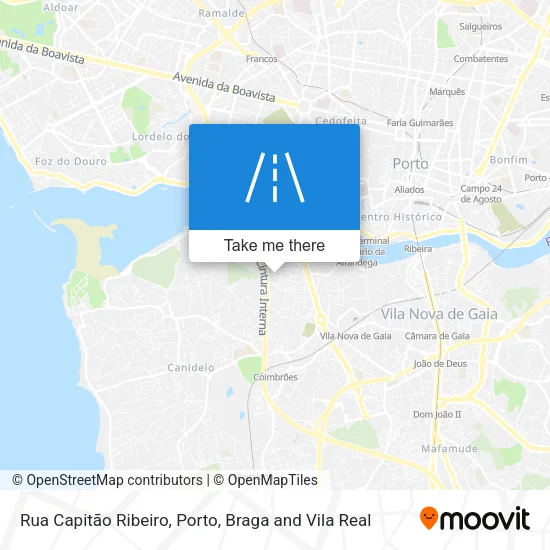 Rua Capitão Ribeiro map