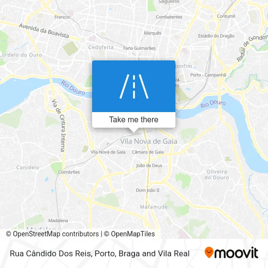 Rua Cândido Dos Reis map