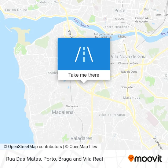 Rua Das Matas map