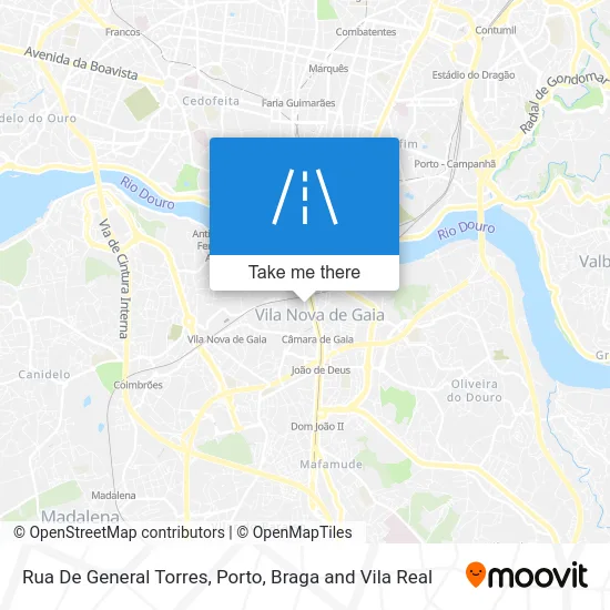 Rua De General Torres map