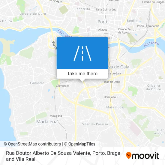 Rua Doutor Alberto De Sousa Valente map