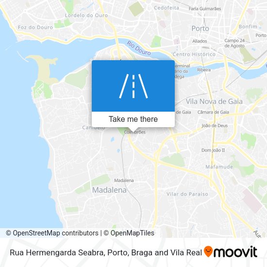 Rua Hermengarda Seabra mapa