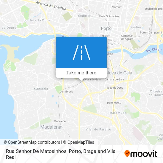 Rua Senhor De Matosinhos map