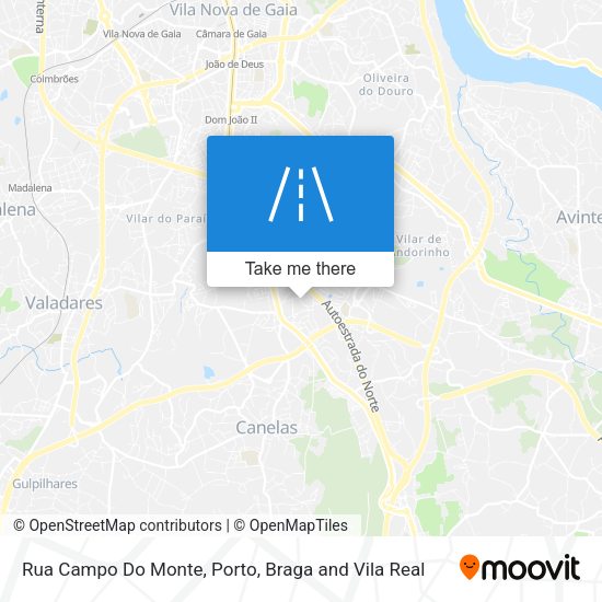 Rua Campo Do Monte mapa