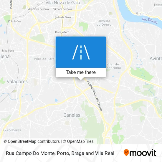Rua Campo Do Monte map