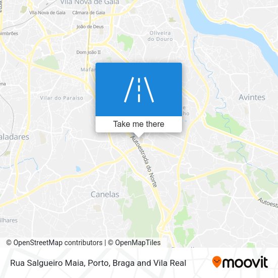 Rua Salgueiro Maia mapa