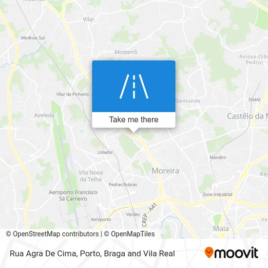Rua Agra De Cima map
