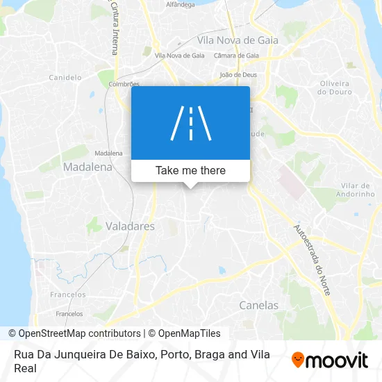 Rua Da Junqueira De Baixo map