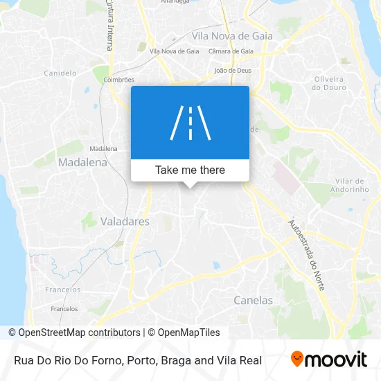 Rua Do Rio Do Forno map