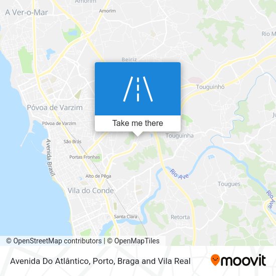 Avenida Do Atlântico mapa