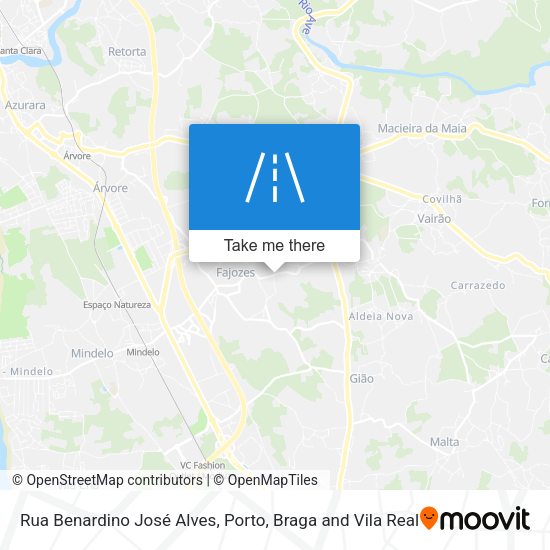 Rua Benardino José Alves map