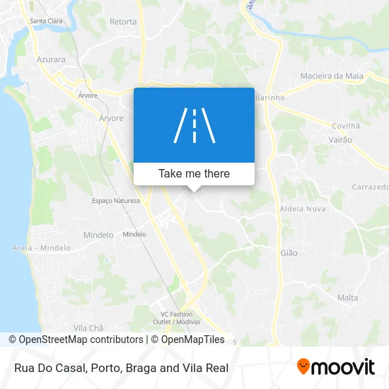 Rua Do Casal map