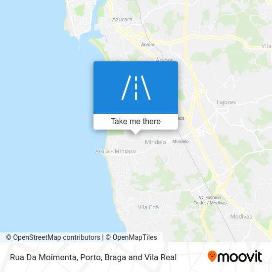 Rua Da Moimenta map