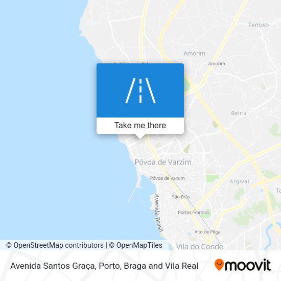 Avenida Santos Graça map