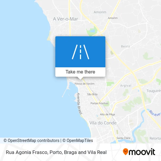 Rua Agonia Frasco map