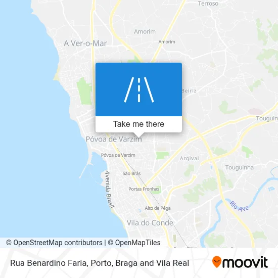 Rua Benardino Faria map