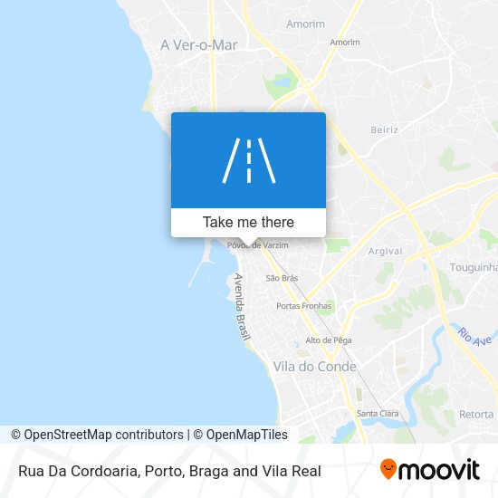 Rua Da Cordoaria mapa