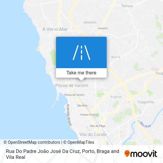 Rua Do Padre João José Da Cruz mapa