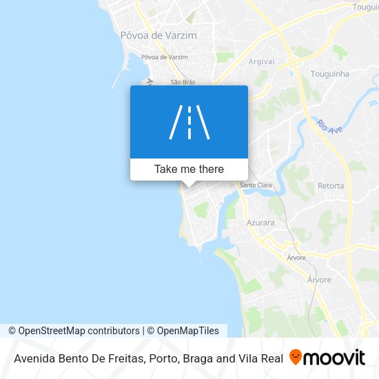 Avenida Bento De Freitas mapa