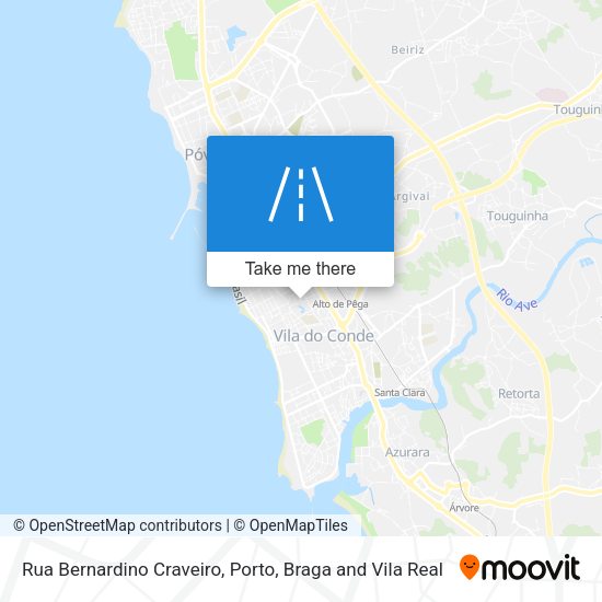 Rua Bernardino Craveiro map