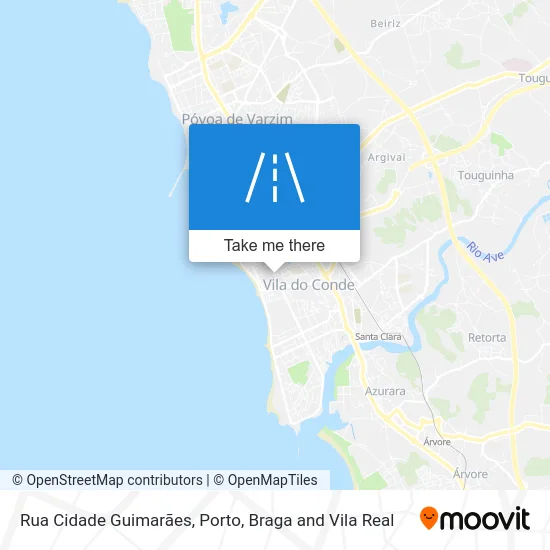 Rua Cidade Guimarães map