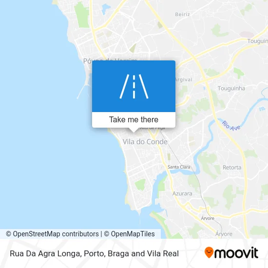 Rua Da Agra Longa map