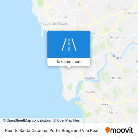 Rua De Santa Catarina map