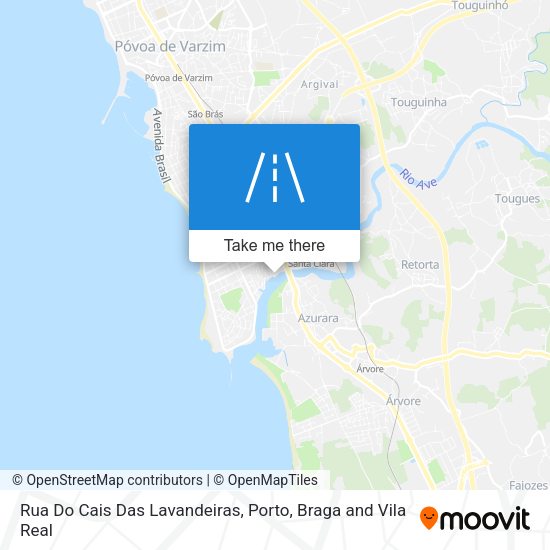 Rua Do Cais Das Lavandeiras mapa