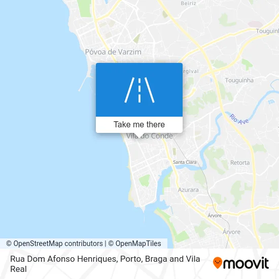 Rua Dom Afonso Henriques map