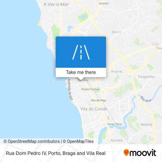 Rua Dom Pedro IV map