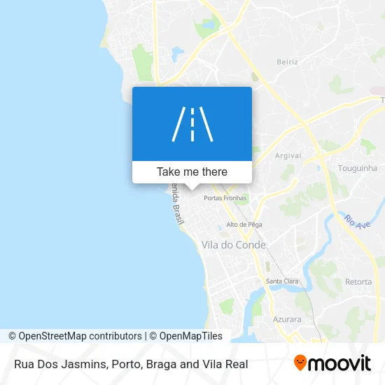 Rua Dos Jasmins map