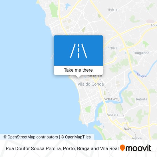 Rua Doutor Sousa Pereira mapa