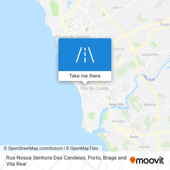 Rua Nossa Senhora Das Candeias mapa