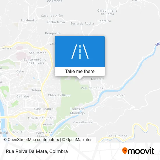 Rua Relva Da Mata map