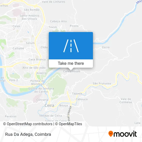 Rua Da Adega map